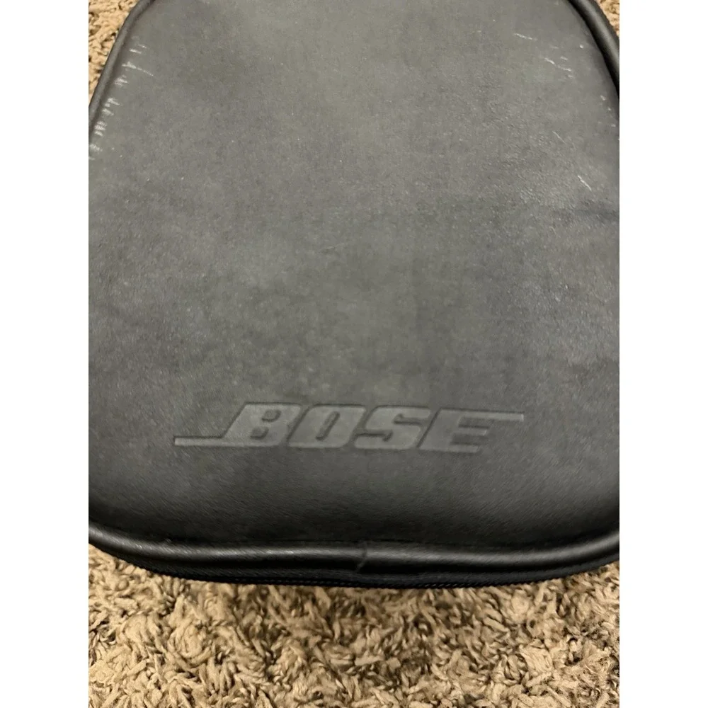 BOSE Black Faux Leather Case For Quietcomfort Headset